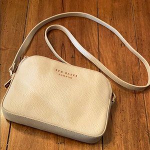 Ted Baker London Cream / Rose Gold Crossbody Bag